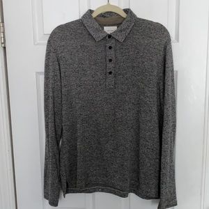 Billy Reid long sleeve polo
